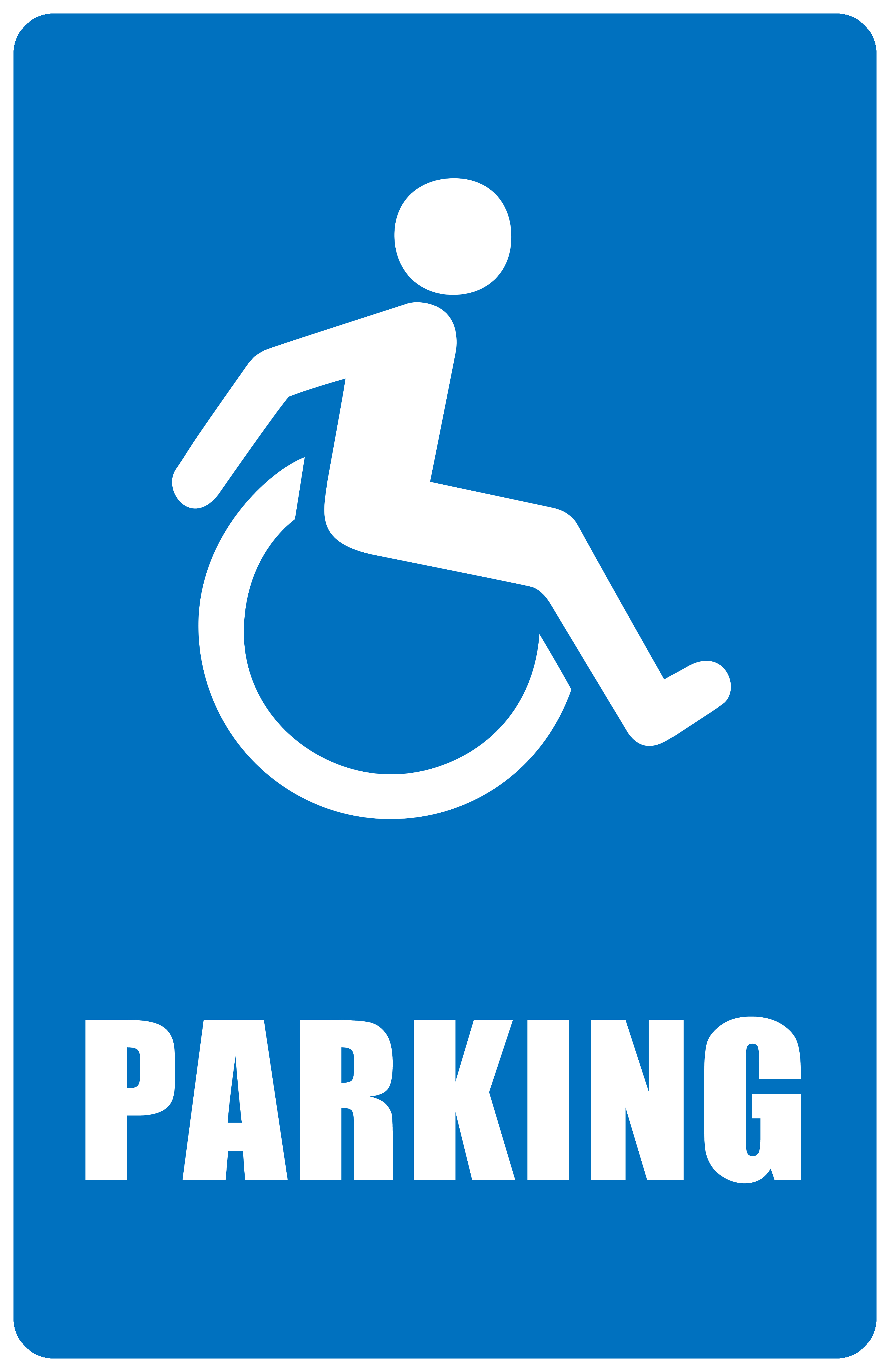 handicap parking logo
