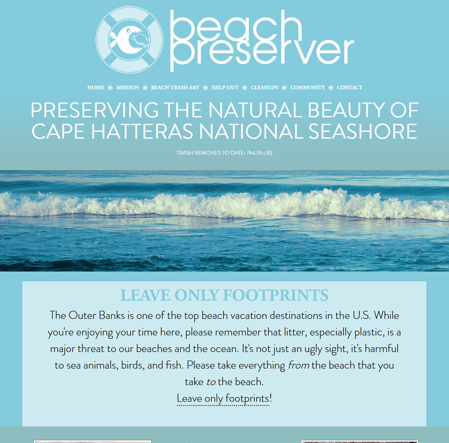 OBX Web Design - Beach Preserver