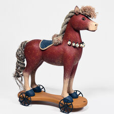 Red Pony Pull Toy